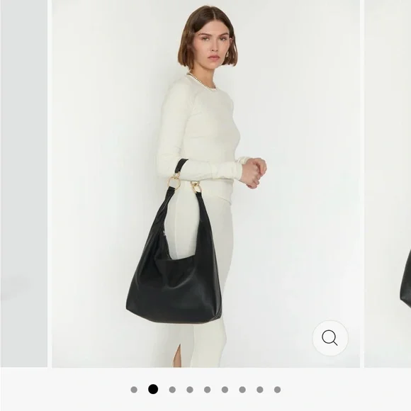 Hyer Goods Black Hobo Ring Bag - Picture 5 of 8